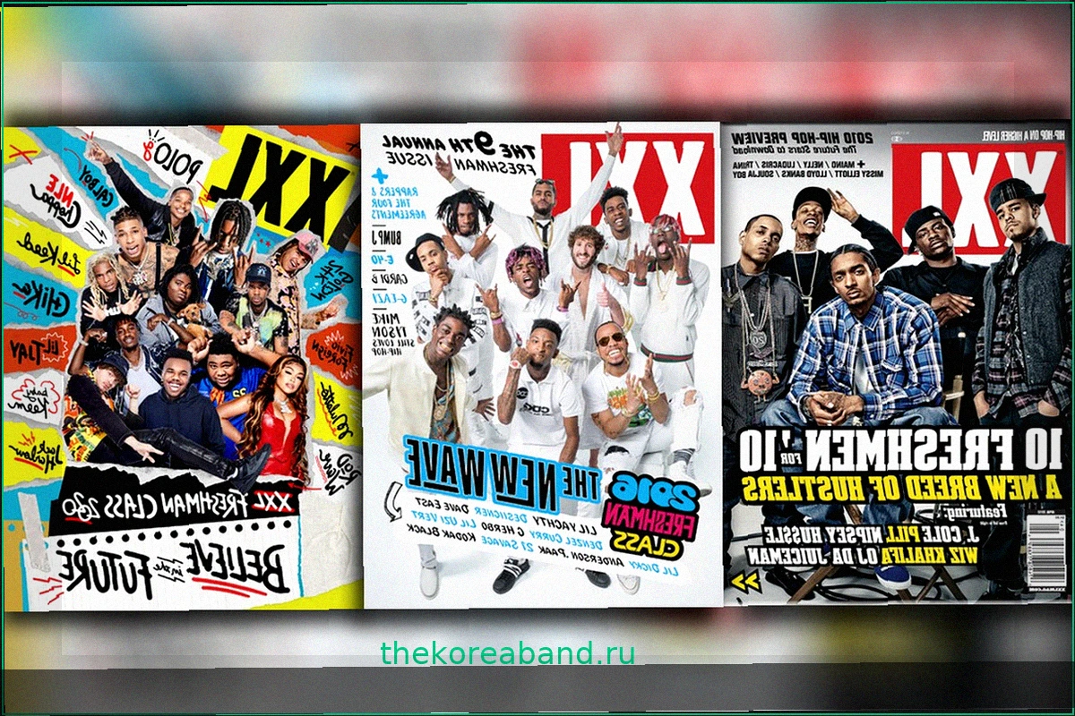 Все обложки XXL Freshman с 2007 года